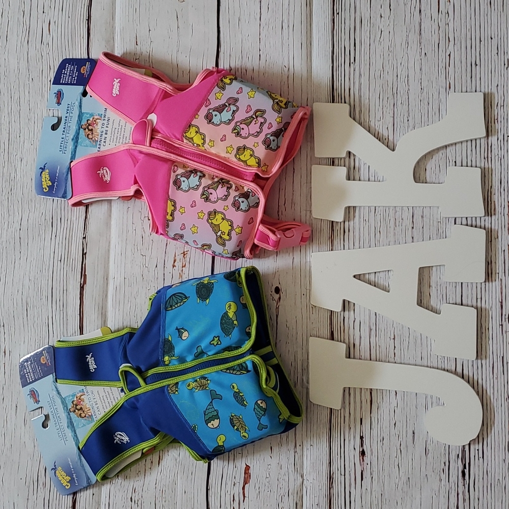 🎉HOST PICK🎉🆕️ LITTLE TRAINER TODDLER LIFE VEST (BLUE OR PINK) 🌊